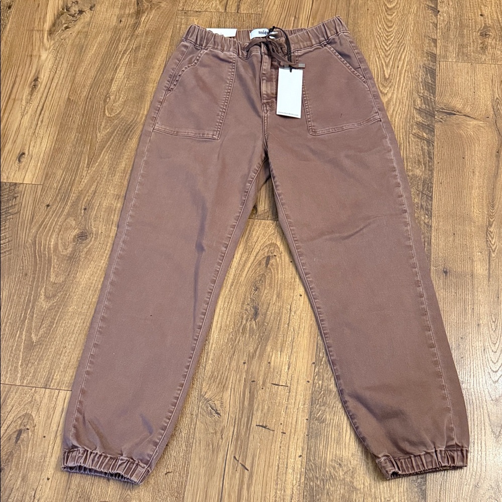 Mica Women’s Brown cropped Jogger Pants